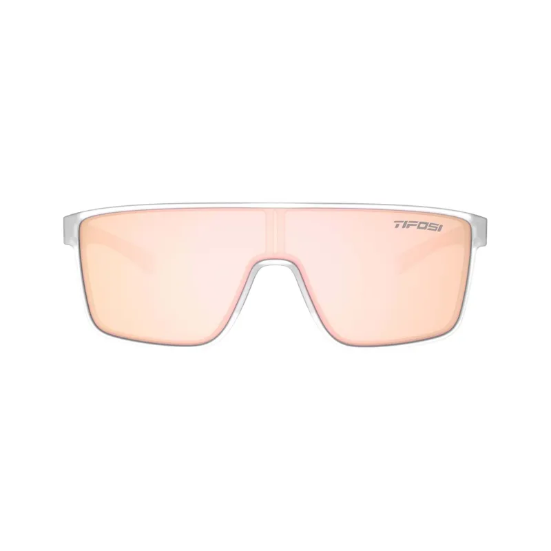 Tifosi Sanctum Single Lens Sports Sunglasses - Satin Clear-1