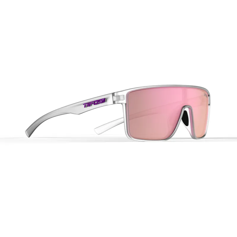 Tifosi Sanctum Single Lens Sports Sunglasses - Satin Clear-4