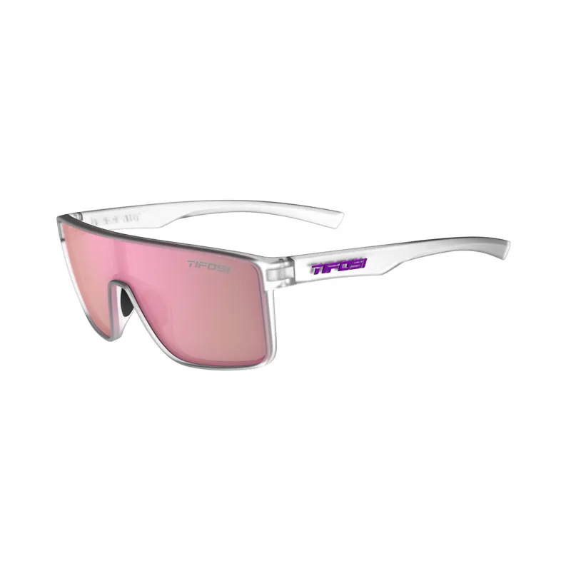 Tifosi Sanctum Single Lens Sports Sunglasses - Satin Clear