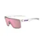 Tifosi Sanctum Single Lens Sports Sunglasses - Satin Clear