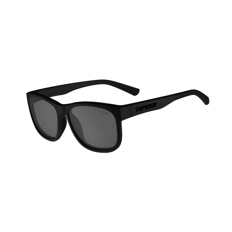 Tifosi Swank XL Single Polarised Lens Cycling Sunglasses - Blackout/Smoke