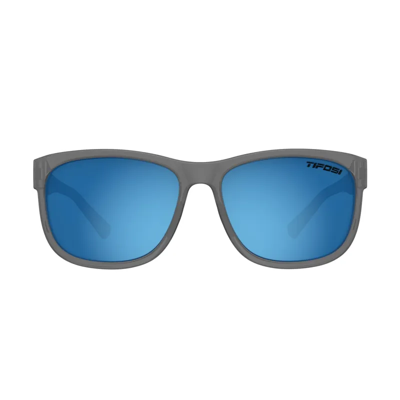 Tifosi Swank XL Single Polarised Lens Sunglasses - Satin Vapour/Polarised-1