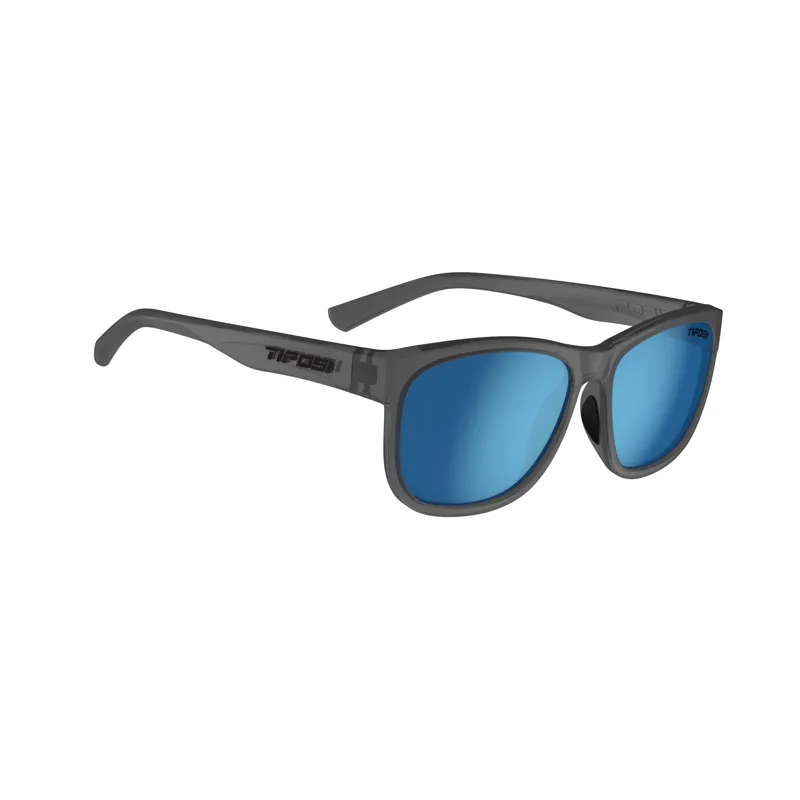 Tifosi Swank XL Single Polarised Lens Sunglasses - Satin Vapour/Polarised-2