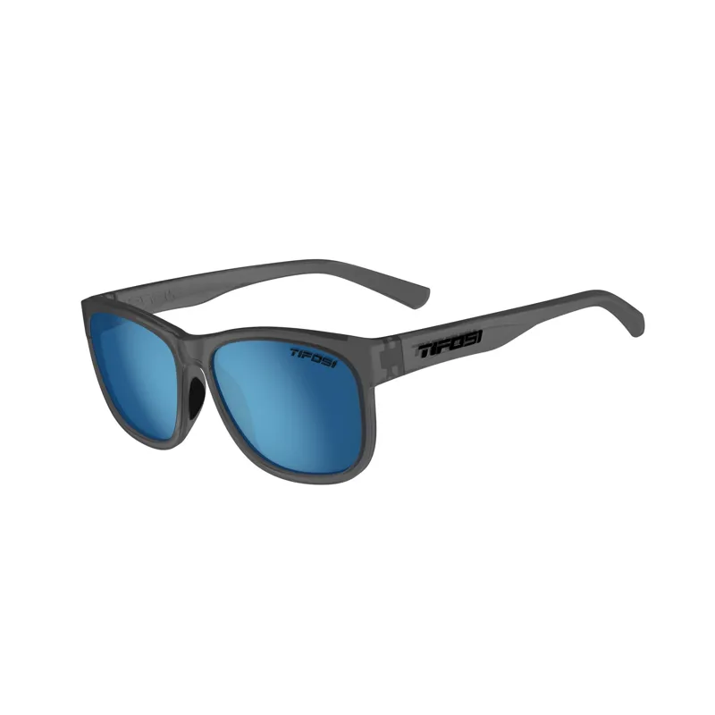 Tifosi Swank XL Single Polarised Lens Sunglasses - Satin Vapour/Polarised