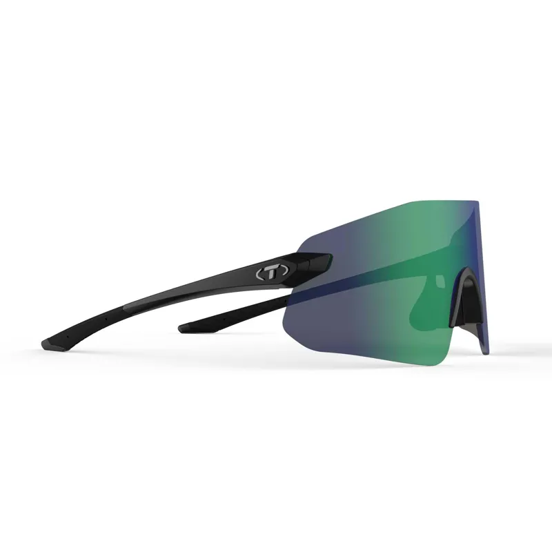 Tifosi Vogel SL Single Lens Cycling Sunglasses - Gloss Black/Smoke Green-1