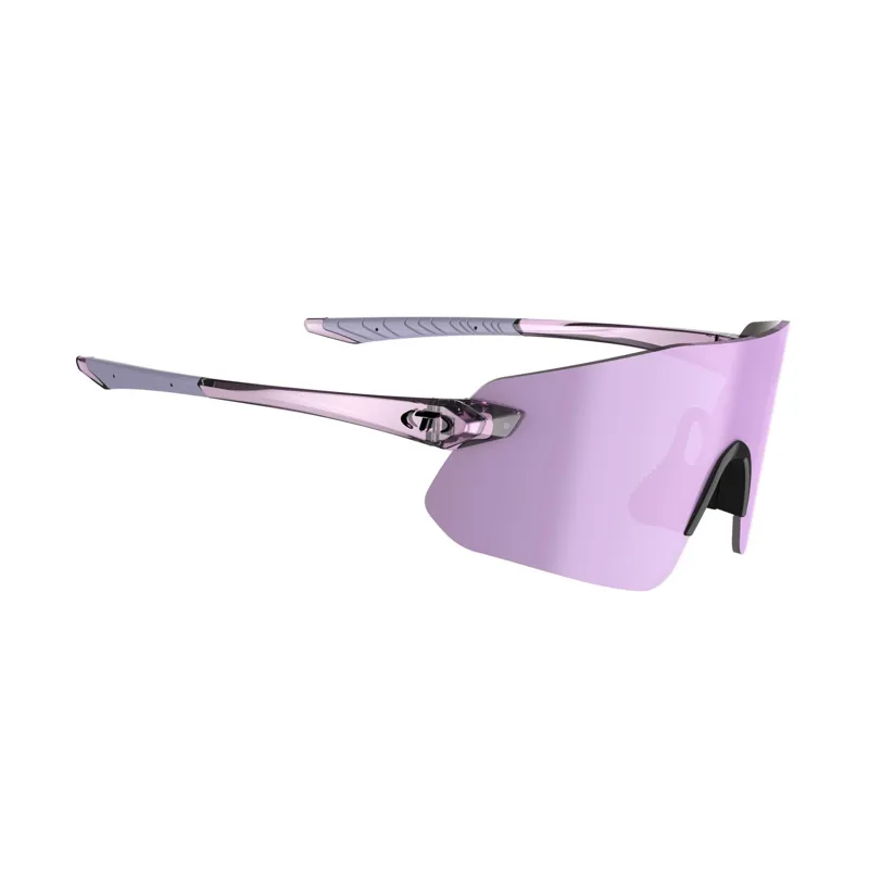 Tifosi Vogel SL Single Lens Sunglasses - Crystal Purple/Violet Mirror-2