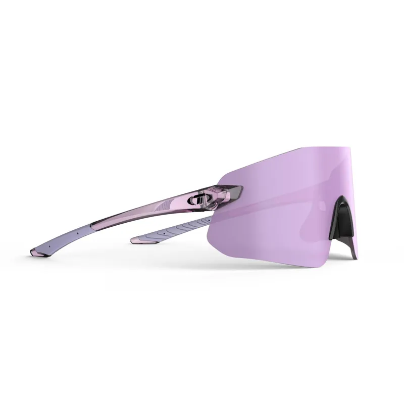 Tifosi Vogel SL Single Lens Sunglasses - Crystal Purple/Violet Mirror-3