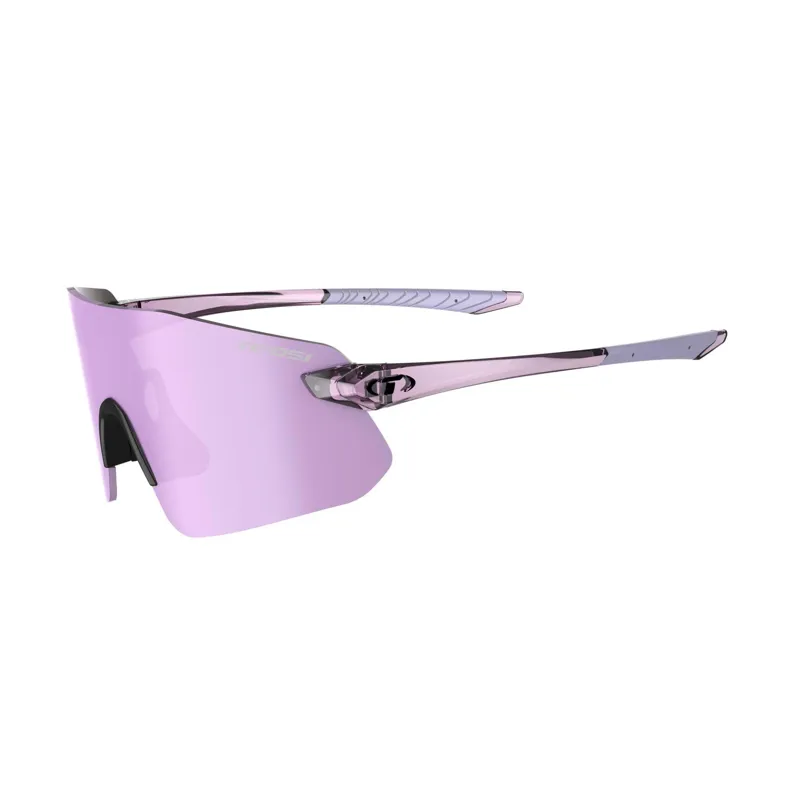 Tifosi Vogel SL Single Lens Sunglasses - Crystal Purple/Violet Mirror