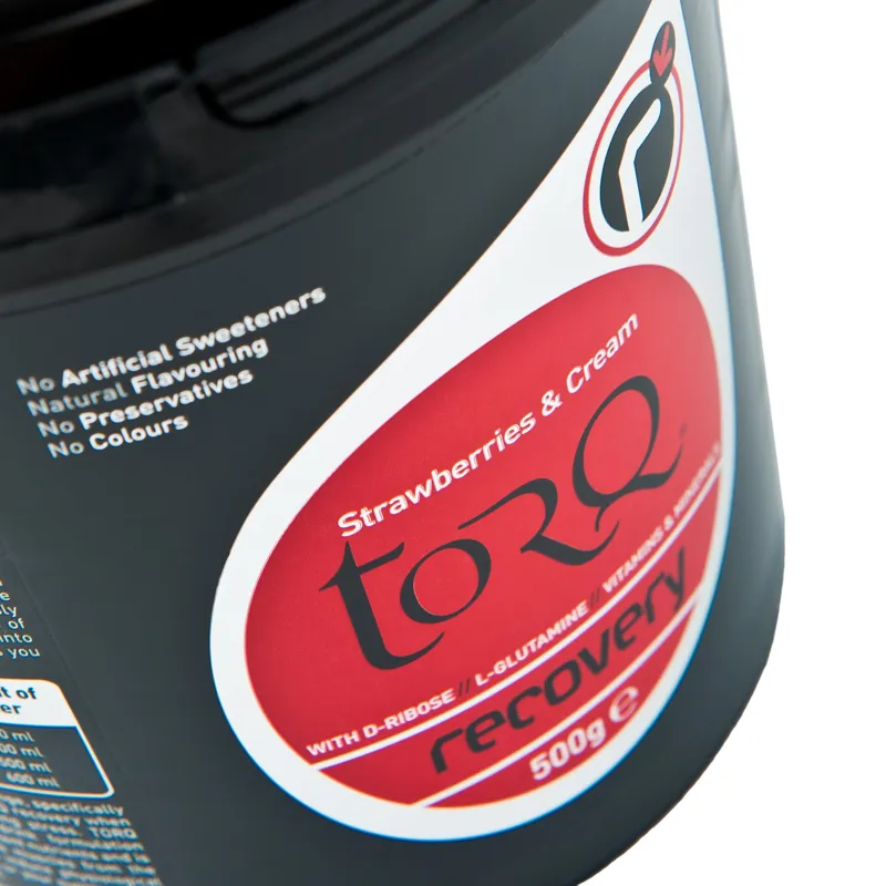 Torq Recovery Drink 500g - Strawberries and Cream-1