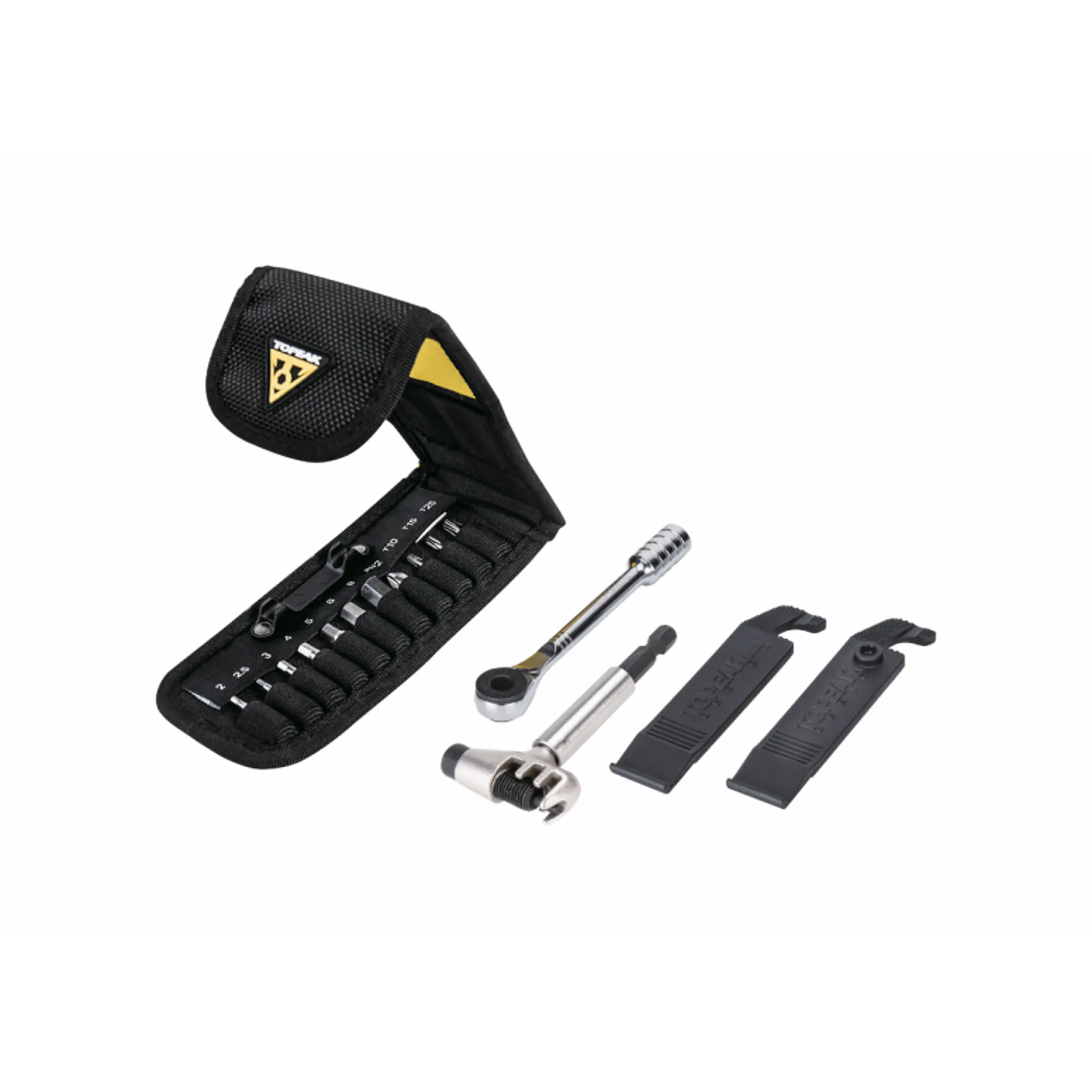 Topeak Set di utensili Ratchet'n Roll EX Set chiavi multiuso Topeak Set di utensili Ratchet'n Roll EX Set chiavi multiuso