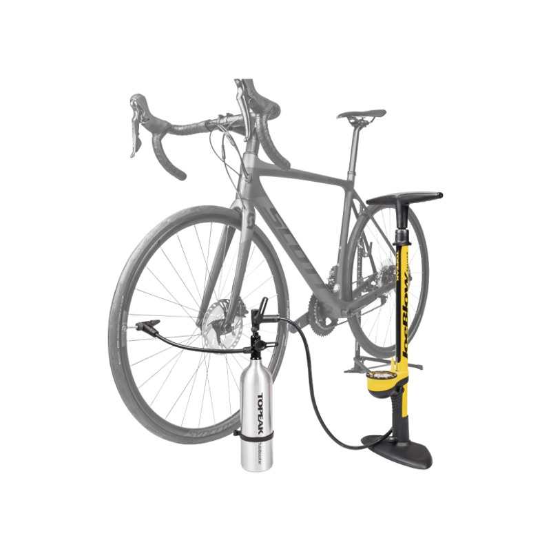 Topeak Tubibooster X Tubeless Tyre Inflator - Silver-7