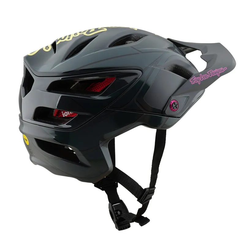 Troy Lee Designs A3 Mountain Bike Helmet with MIPS - Ghostwing Charcoal-1