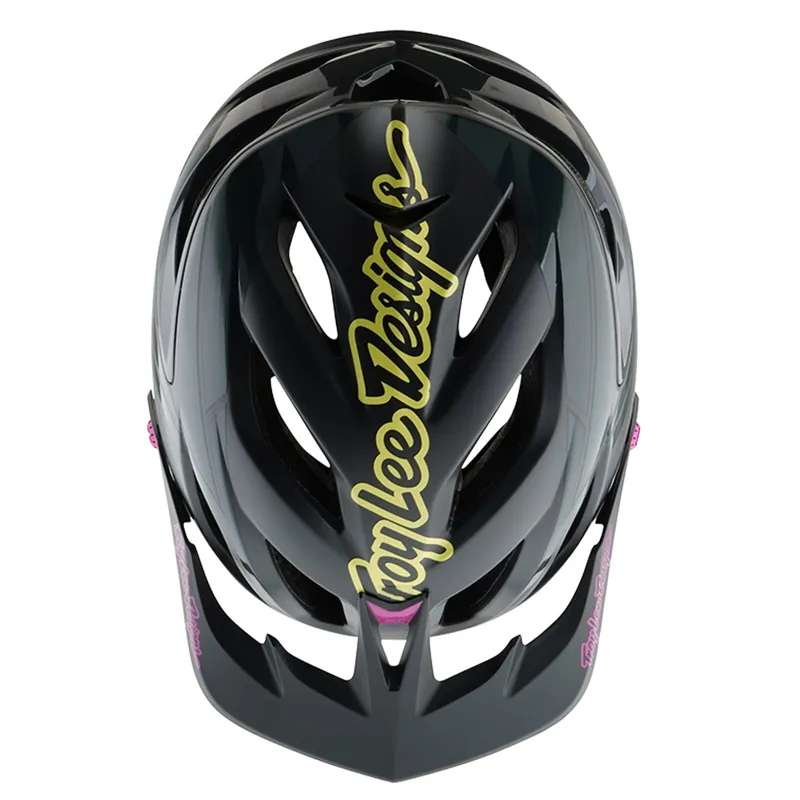 Troy Lee Designs A3 Mountain Bike Helmet with MIPS - Ghostwing Charcoal-2
