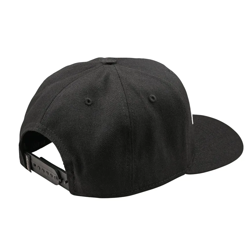 Troy Lee Designs Curved Bill Snapback Cap - Signature Black-1