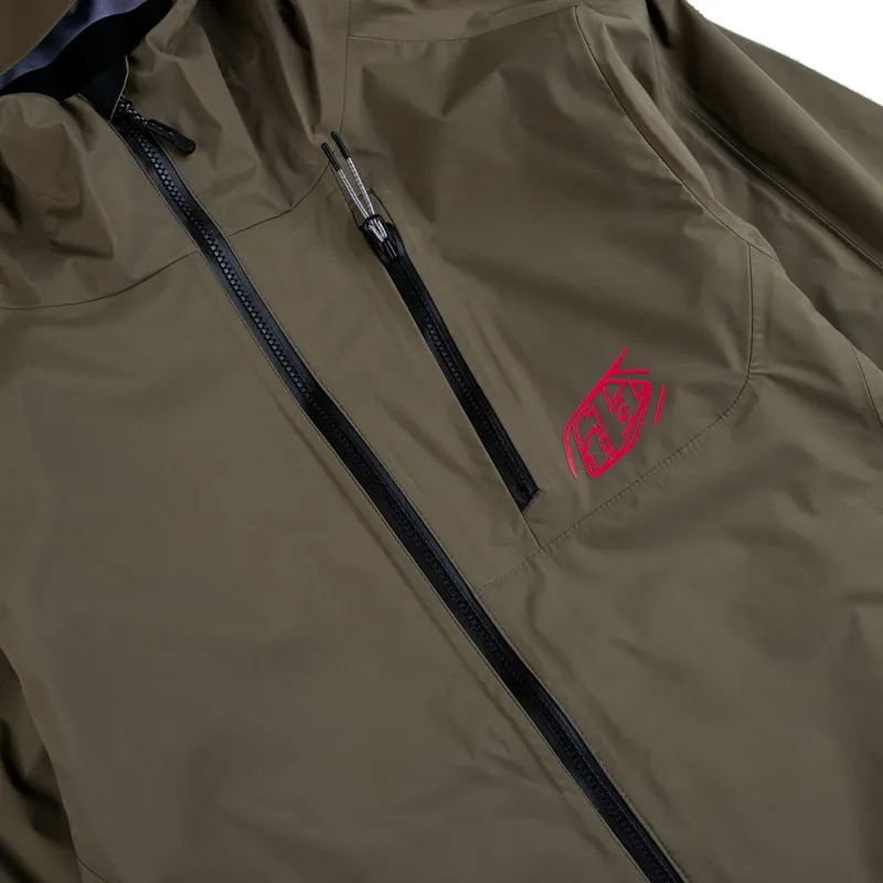 Troy Lee Designs Resist Mountain Bike Jacket - Mono Dark Pine-2