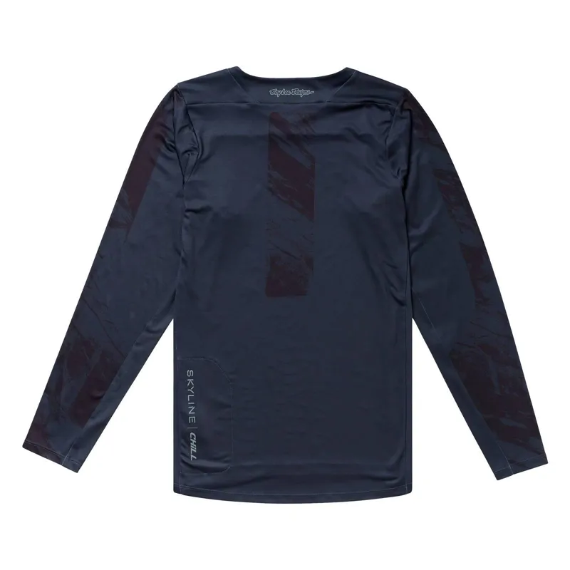 Troy Lee Designs Skyline Chill Mens Long Sleeve Jersey - Rockslide Obsidian-1