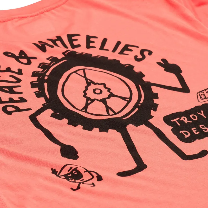 Troy Lee Designs Skyline Long Sleeve Mens Ride Jersey - Melon-4