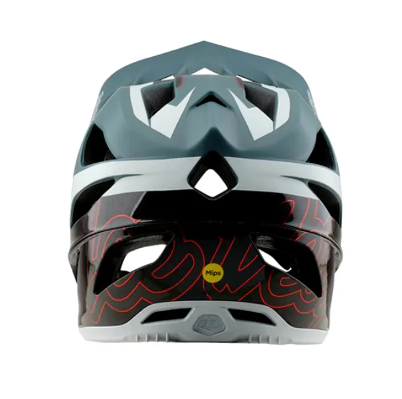 Troy Lee Designs Stage Full Face MTB Helmet with MIPS - Smoke - XL/2XL-2