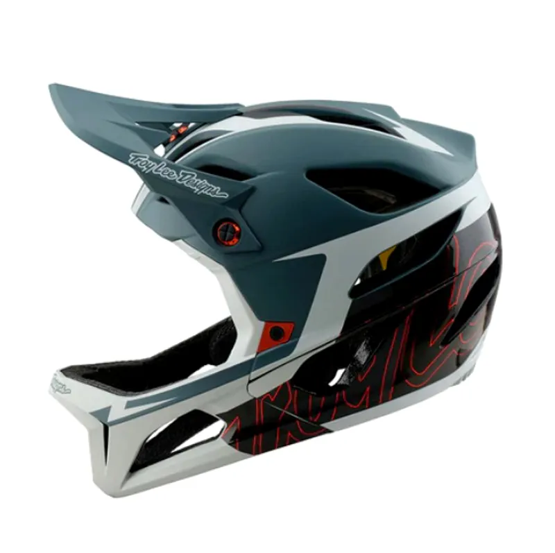 Troy Lee Designs Stage Full Face MTB Helmet with MIPS - Smoke - XL/2XL