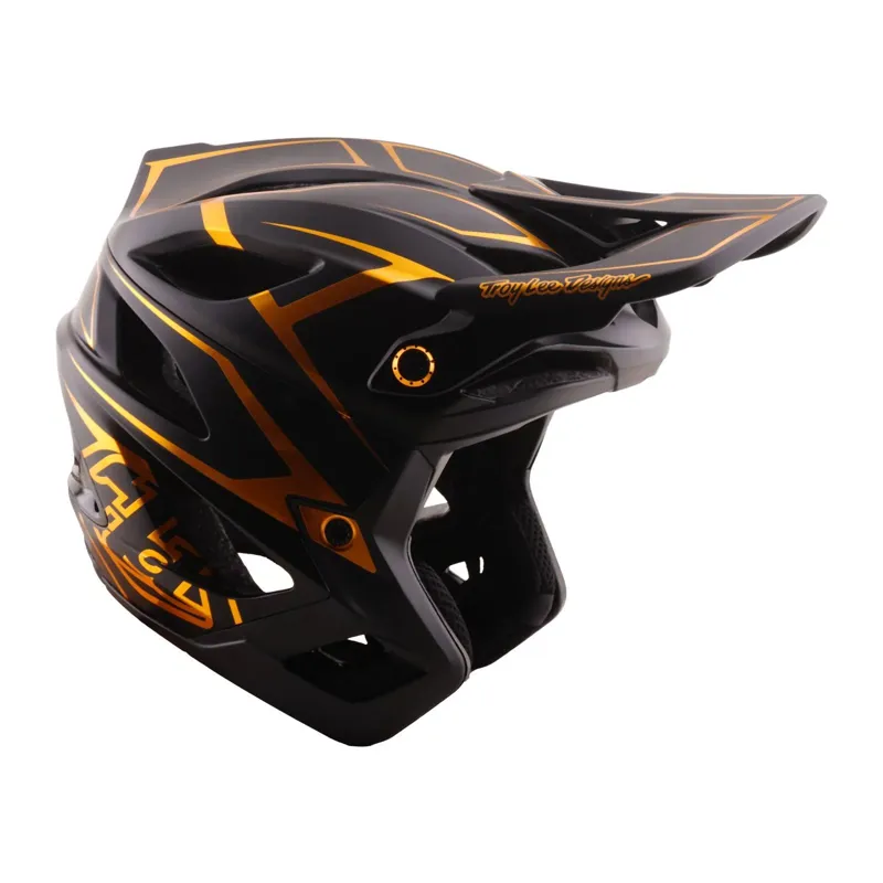 Troy Lee Designs Stage Stunt 3/4 MTB Helmet - Pinstripe Black-1