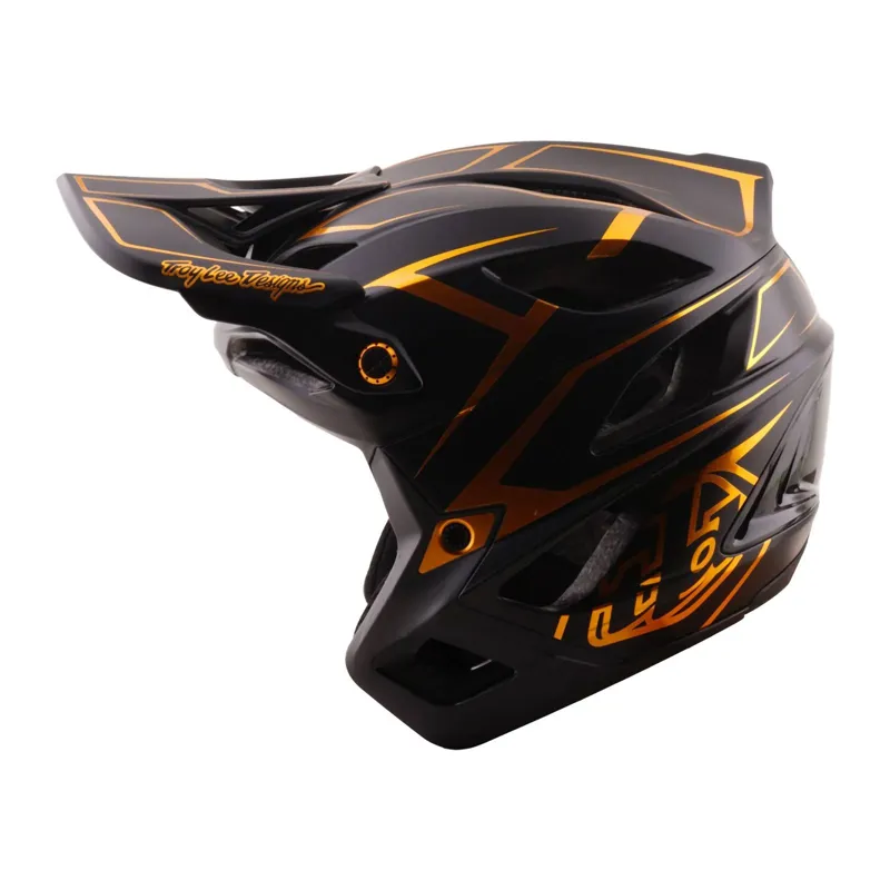 Troy Lee Designs Stage Stunt 3/4 MTB Helmet - Pinstripe Black-2