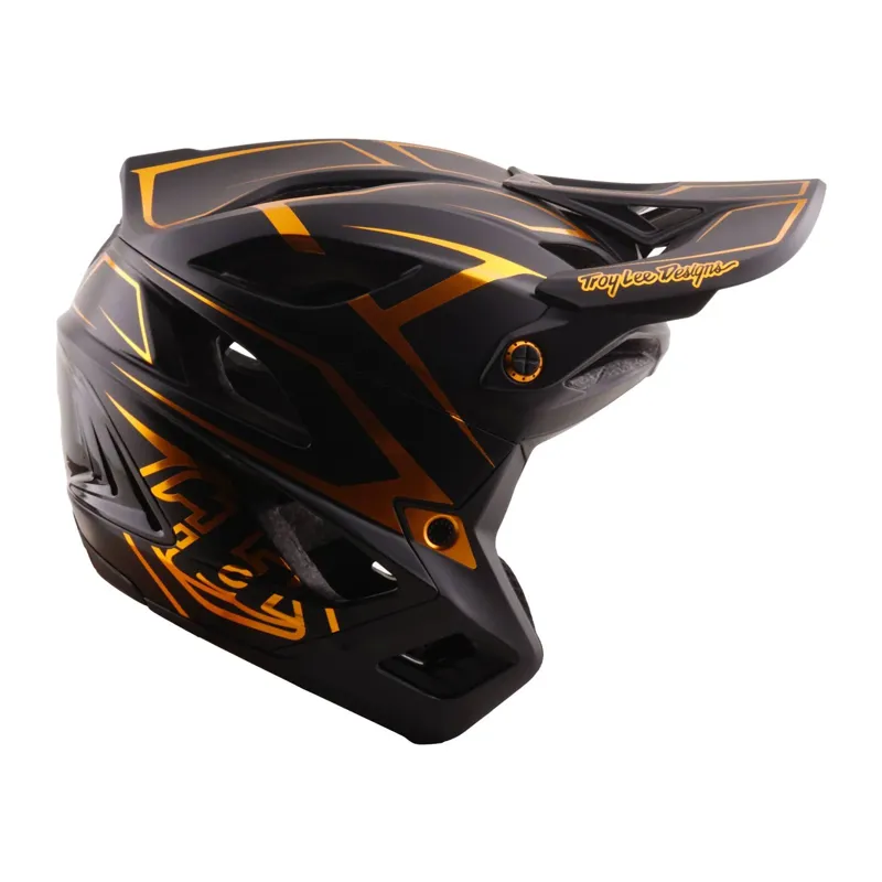 Troy Lee Designs Stage Stunt 3/4 MTB Helmet - Pinstripe Black-7