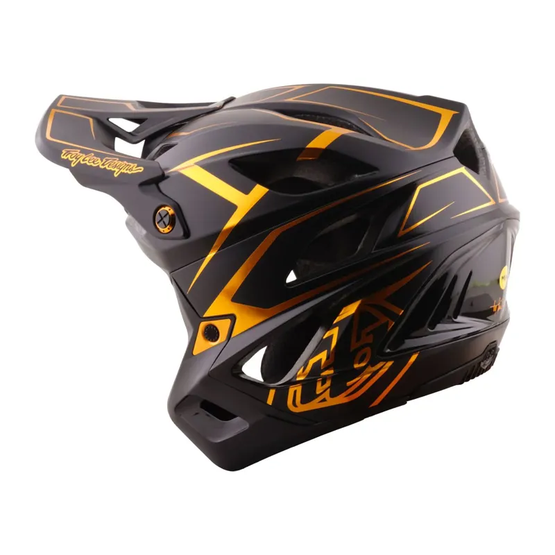 Troy Lee Designs Stage Stunt 3/4 MTB Helmet - Pinstripe Black-6