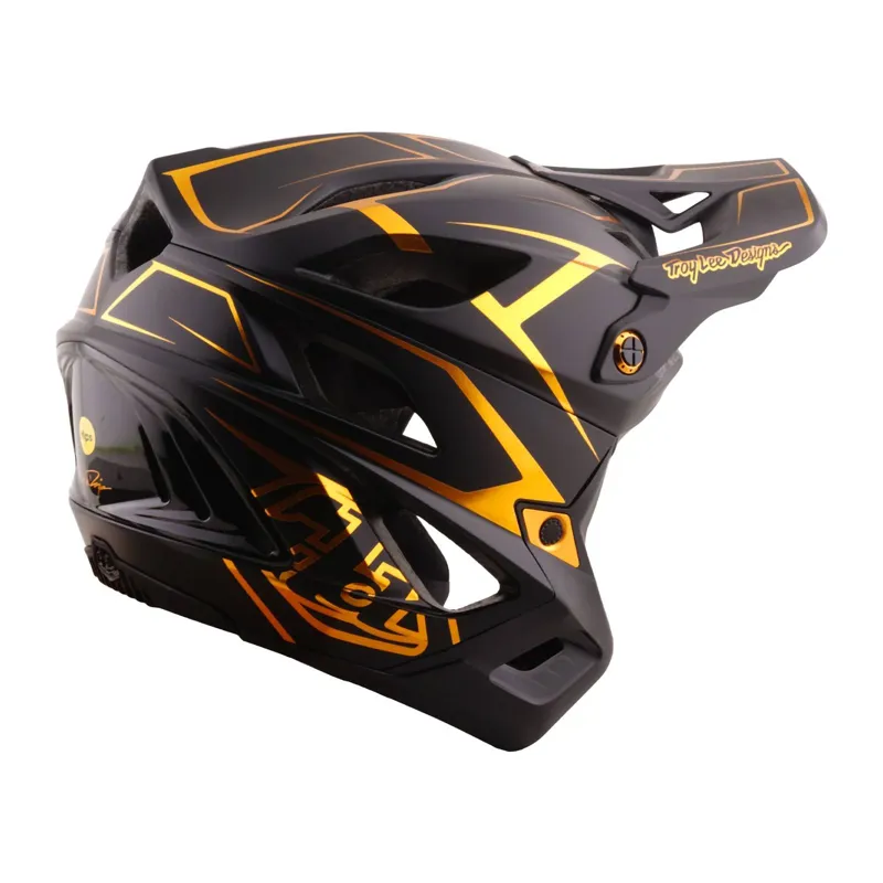 Troy Lee Designs Stage Stunt 3/4 MTB Helmet - Pinstripe Black-5