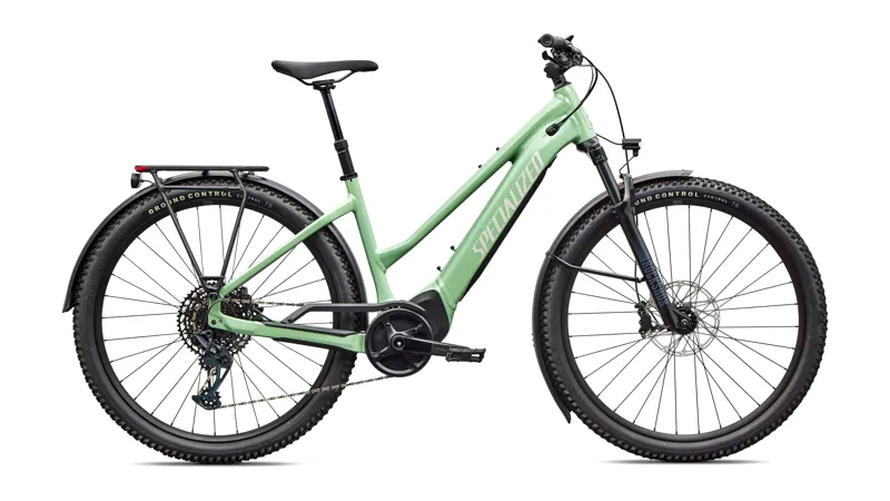 2026 Turbo Tero 5.0 EQ Step-Through Electric Hybrid Bike - Gloss Pistachio