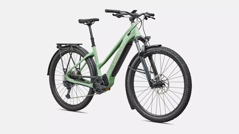 2026 Turbo Tero 5.0 EQ Step-Through Electric Hybrid Bike - Gloss Pistachio-1