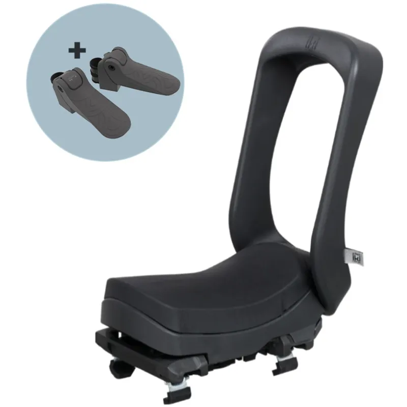 Urban Iki Junior Seat with Rack Mount - Bincho Black/Bincho Black