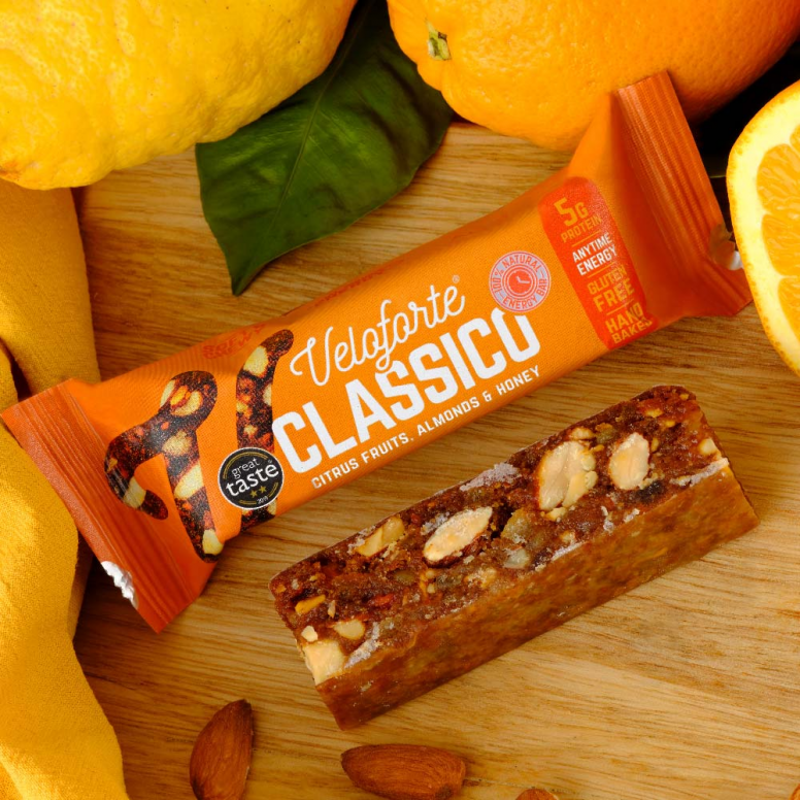 Veloforte Classico Energy Bar - Citrus Fruits/Almonds/Honey-1