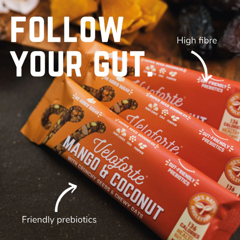 Veloforte Oat Snack Energy Bar 35g - Mango and Coconut-2
