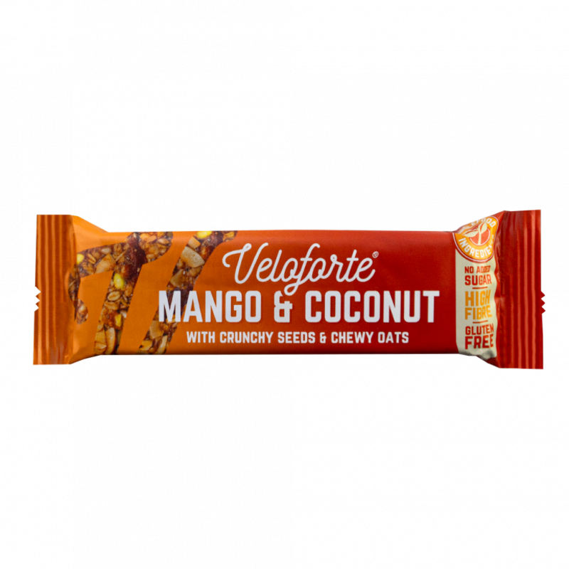 Veloforte Oat Snack Energy Bar 35g - Mango and Coconut