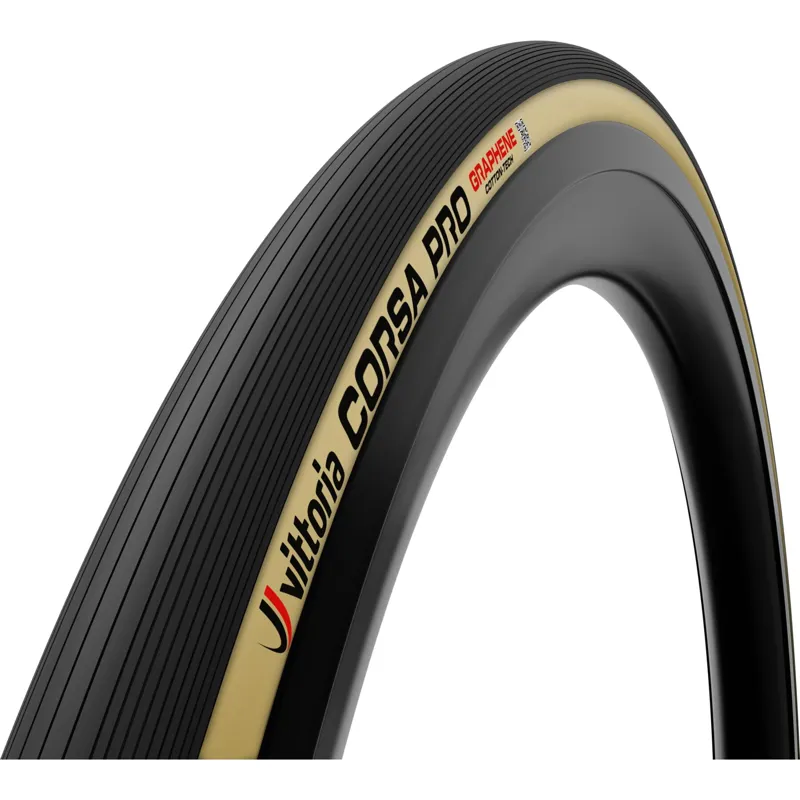 Vittoria Corsa Pro 700c Fold TLR G2.0 Road Cycling Tyre - Black Tan