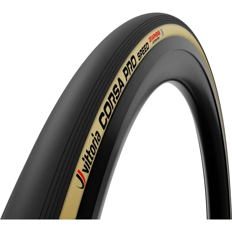 Vittoria Corsa Pro Speed 700c TLR Para G2.0 Tubeless Ready Tyre - Black/Tan