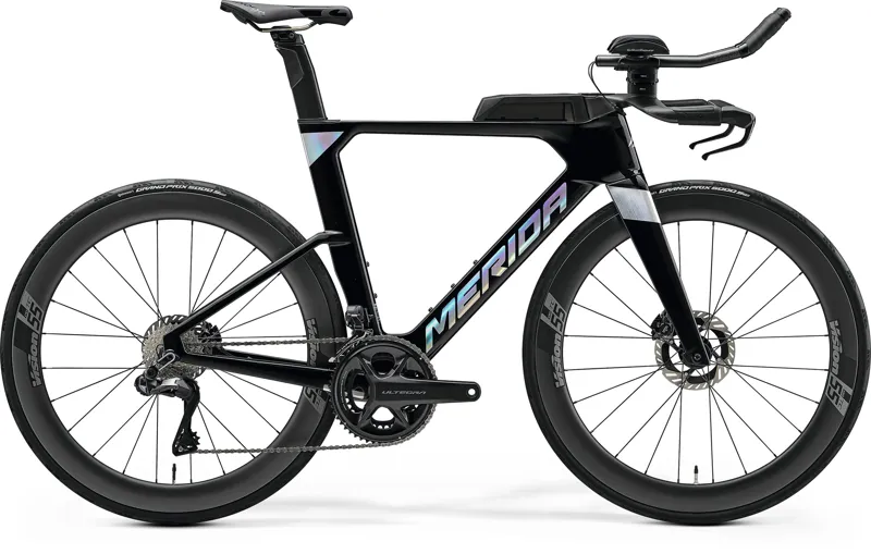 2025 Merida Time Warp Tri Limited Triathlon Bike - Black - Size Medium
