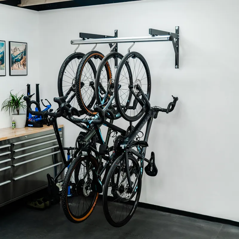 Stashed SpaceRail Wall Bike Storage System-5