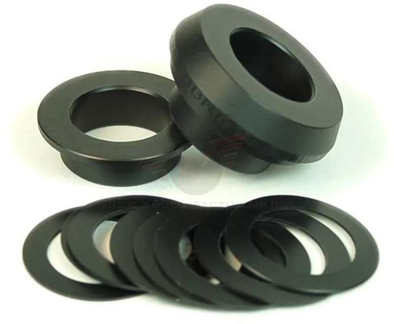 Wheels Manufacturing BBRight to 24mm Crank Spindle Shims - Black