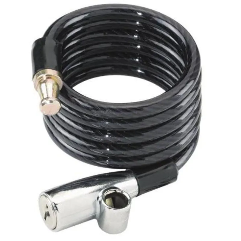 ABUS 1950 120cm Coil Cable Lock - Black