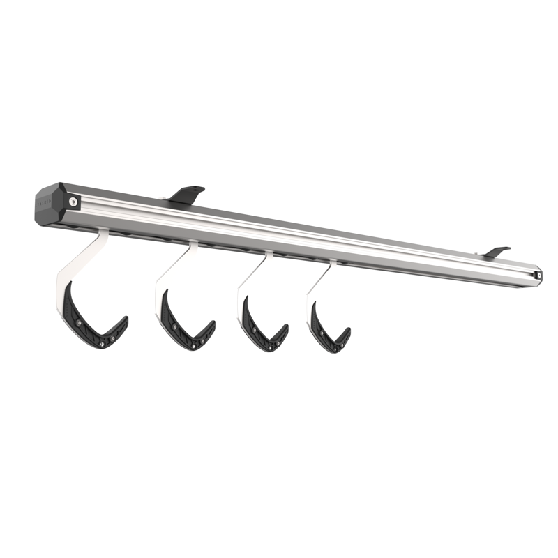 Stashed SpaceRail Ceiling Bike Storage System
