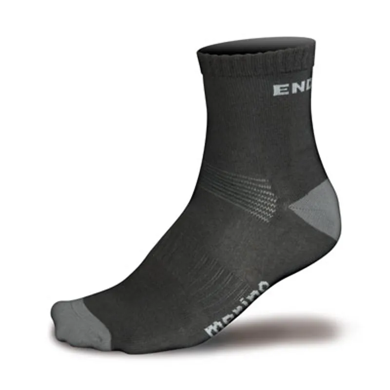 Endura BaaBaa Merino Socks Twin Pack - Black