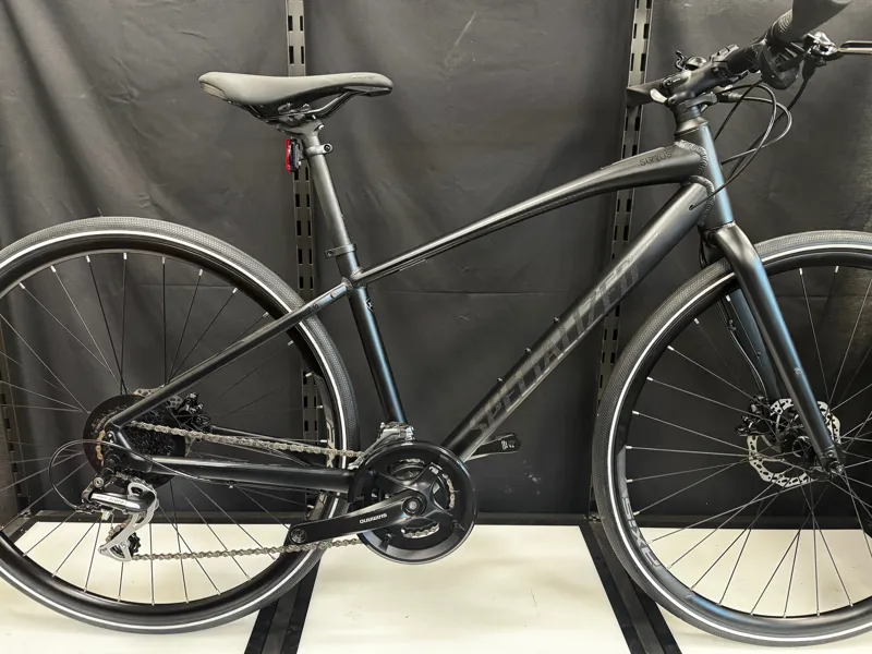 Shop Soiled: Specialized Sirrus 2.0 Hybrid Bike - Cast Black - X-Small-1