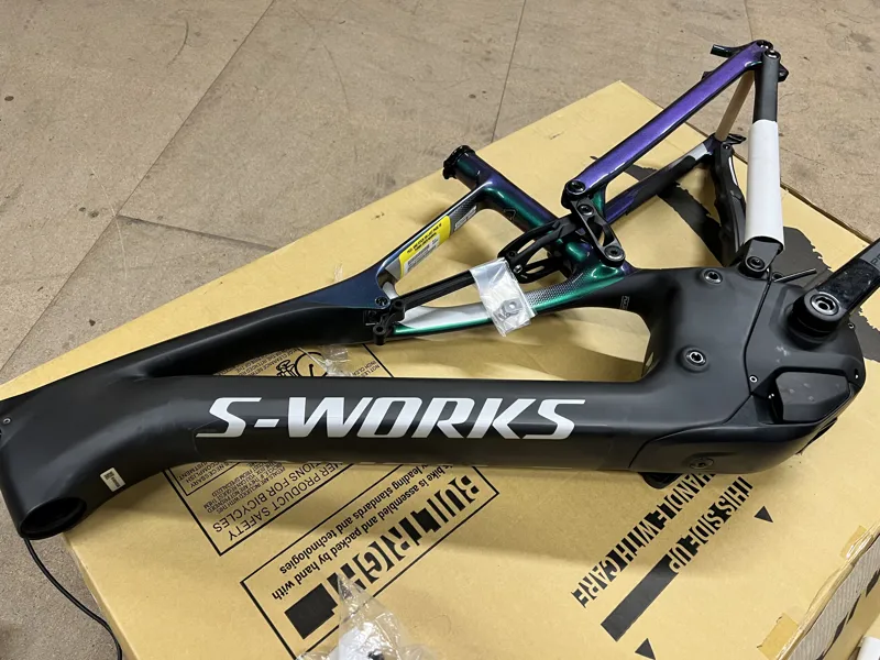 Shop Soiled: S-Works Turbo Levo Mens Electric Mountain Bike Frame - Large - No Shock-1
