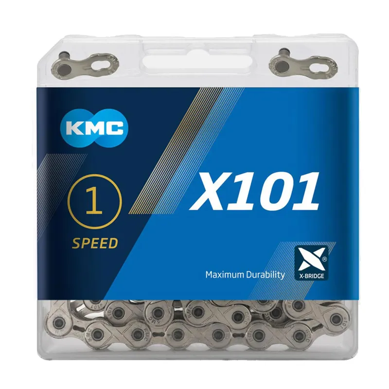 KMC X101 112L Track Chain - Silver