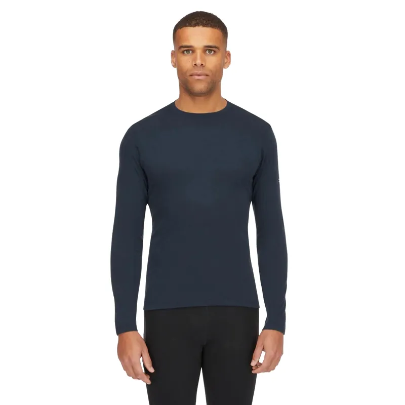 Rab Cinder Crimp Mens Long Sleeve T-Shirt - Tempest Blue - Size Medium