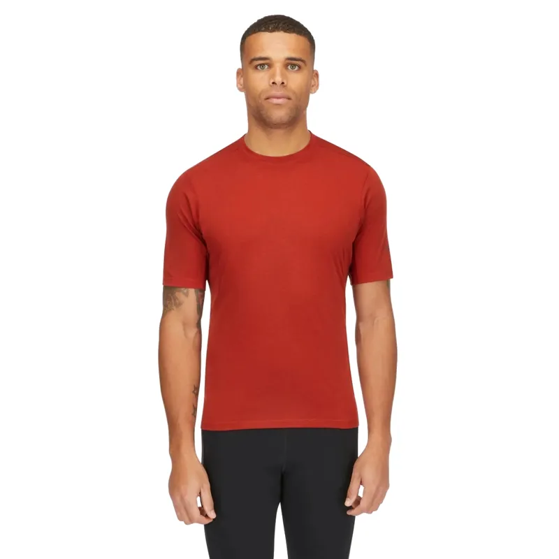 Rab Cinder Crimp Mens T-Shirt - Tuscan Red