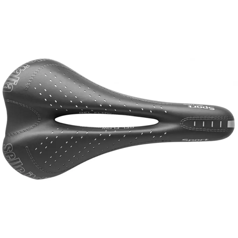 Selle Italia Sport Gel Flow Fec Alloy Saddle - Black