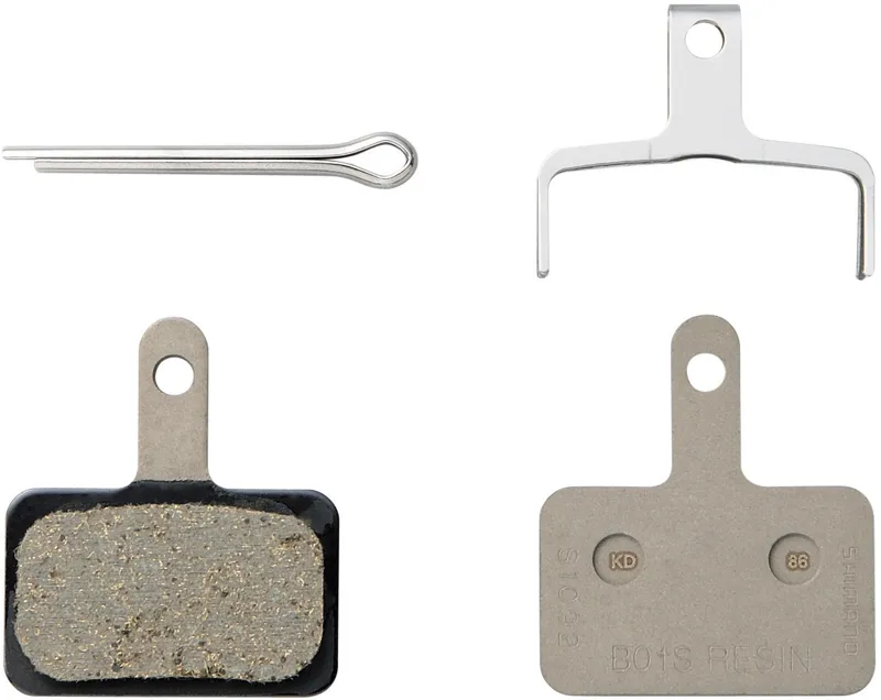 Shimano B01S Disc Brake Pads and Spring Steel Backed Resin