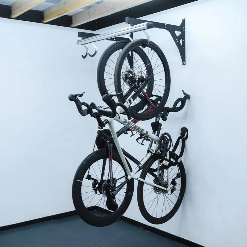 Stashed SpaceRail Wall Bike Storage System-4